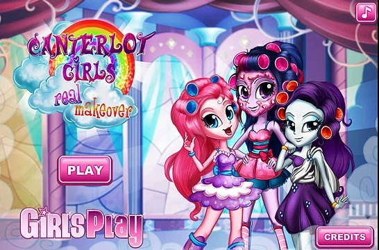 Equestria Girls Canterlot High School Dash, Canterlot Girls Real Makeover, My Little Pony Canterlot