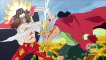 Kyros Defeats Diamante -Trueno Bastardo One Piece 717 [HD] 1080p