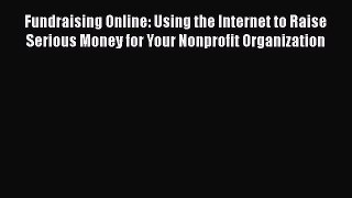 Read Fundraising Online: Using the Internet to Raise Serious Money for Your Nonprofit Organization