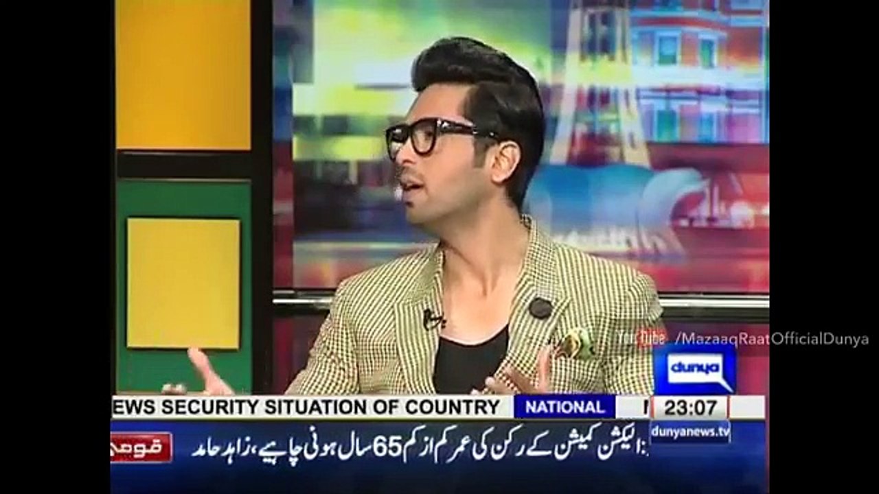 Mazaaq Raat 10 May 2016 - Fahad Mustafa for Mah e Mir - مذاق رات -