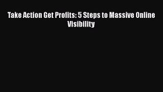 Read Take Action Get Profits: 5 Steps to Massive Online Visibility Ebook Free
