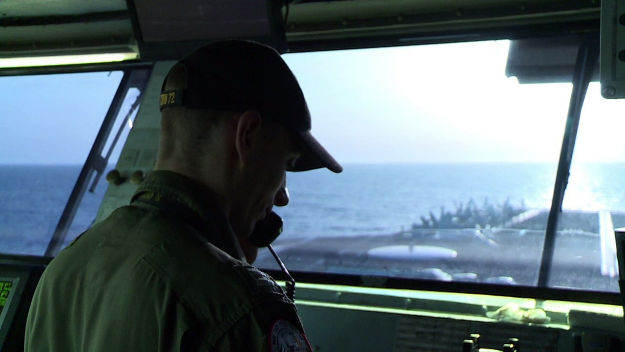 Schwimmende kleinstadt: auf dem flugzeugträger harry s. truman