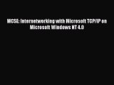 Read MCSE: Internetworking with Microsoft TCP/IP on Microsoft Windows NT 4.0 Ebook Free