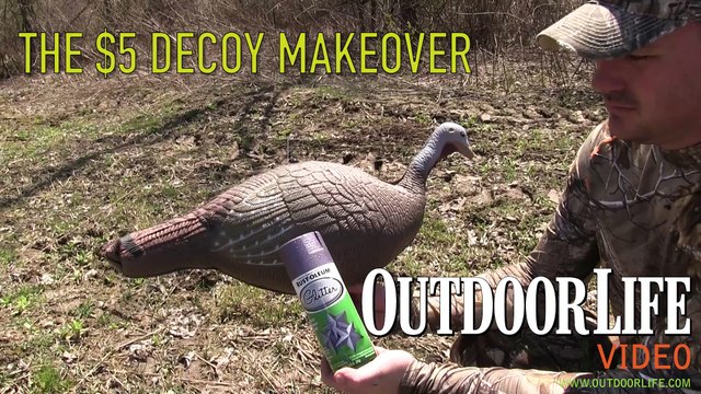 Improve Cheap Turkey Decoys with Glitter Paint