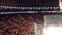 Flyers fans throw bracelets on ice versus Washington Capitals