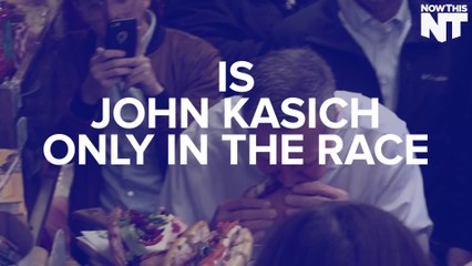 Is Kasich Only In The Race For The Food?