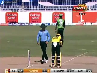 Pakistan Cup 2016- Fakhar Zaman 45 run innings against Islamabad -
