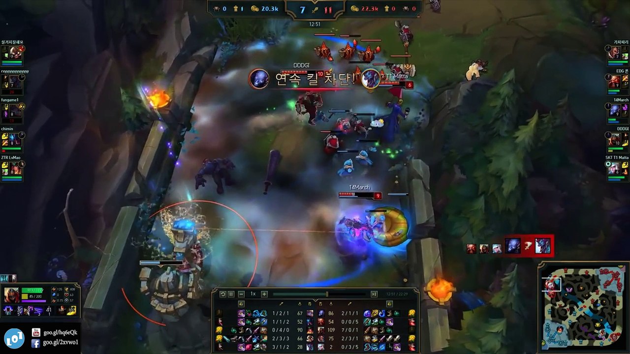 Dade - Zed vs Sivir - KR LOL SoloQ Highlights