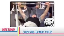 Misc Funny Funny people at Gym pecs workout Funny Videos