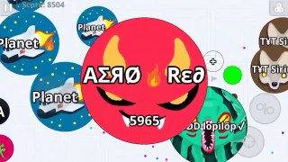 Agar.io Mobile -Teaming with Stranger #4 | Top 5 Destroyed