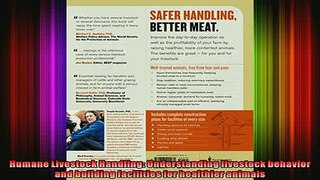 READ book  Humane Livestock Handling Understanding livestock behavior and building facilities for Online Free