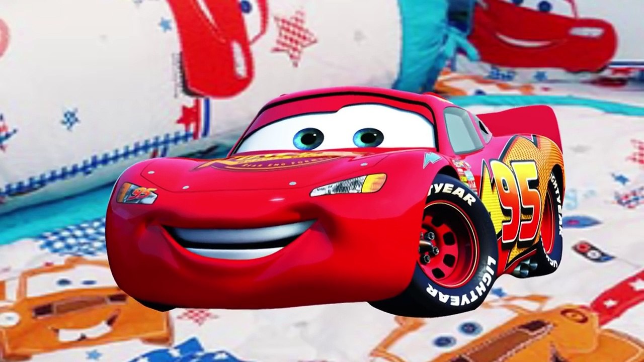 5 LITTLE DISNEY CARS JUMPING ON THE BED Family Finger Lyrics More Nursery Rhymes by Owl Funny
