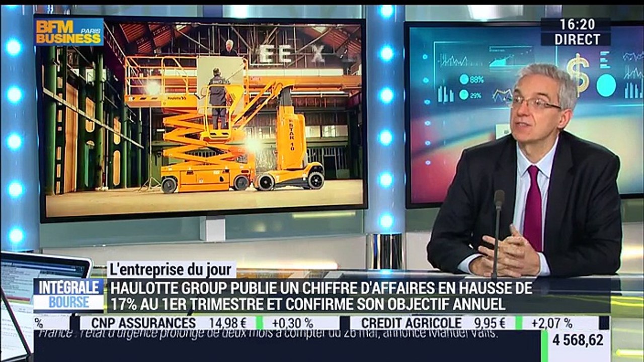 Haulotte Group: "Depuis la fin de l'année dernière, notre environnement est un petit peu porteur", Alexandre Saubot - 20/04