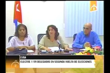 Cuba: Electos 1 159 delegados en Segunda Vueltas de Elecciones Municipales