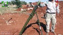 Assad military mortars visas Khan Tuman in response to the killing of 82 teroristas