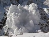 Raw footage of snow avalanche near Lahaul-Spiti Valley in Himachal Pradesh, January 2015