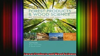 READ book  Forest Products and Wood Science Full Free