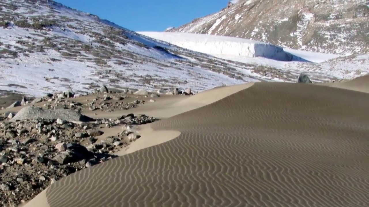 The Flat Earth ׃ Antarctica Sand Dunes