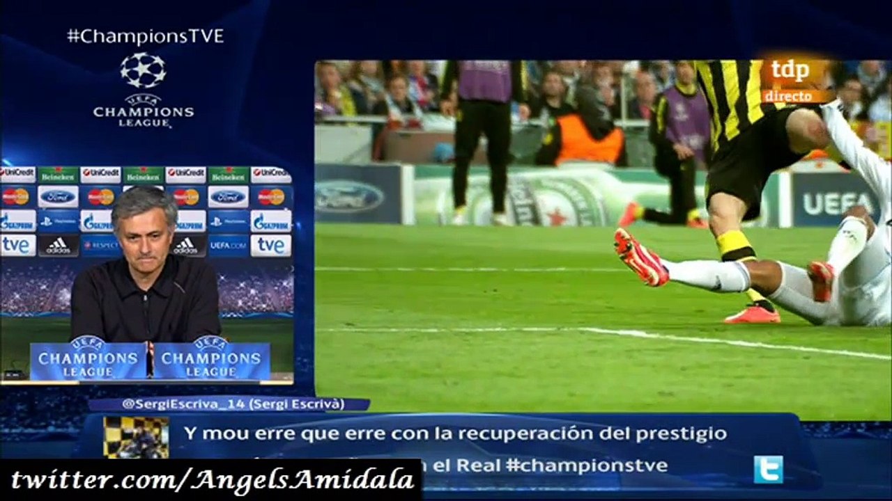 Rueda prensa Mourinho tras Real Madrid 2 -0 Borussia Dortmund [3-4]