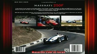 READ book  Maserati 250F In Focus Full Ebook Online Free
