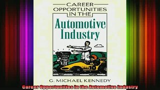 READ book  Career Opportunities in the Automotive Industry Full Free