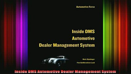 Downlaod Full PDF Free  Inside DMS Automotive Dealer Management System Full Free