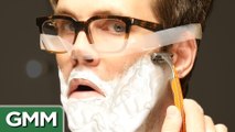 Trying Beauty Hacks for Men - GMM - Good Mythical Morning - Rhett and Link