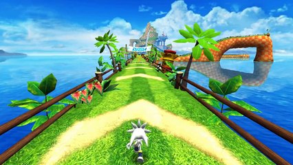 Sonic Dash Silver VS Zazz [Widescreen / Landscape]