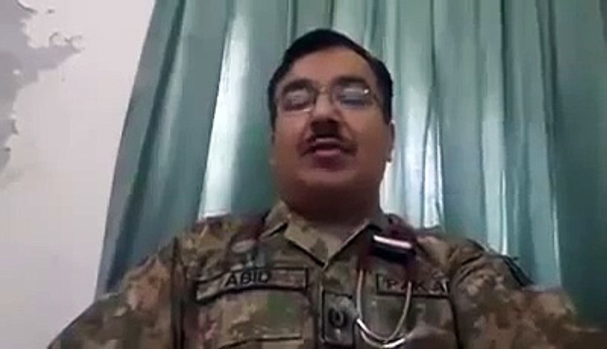 Msg Of Pakistan Army Officer