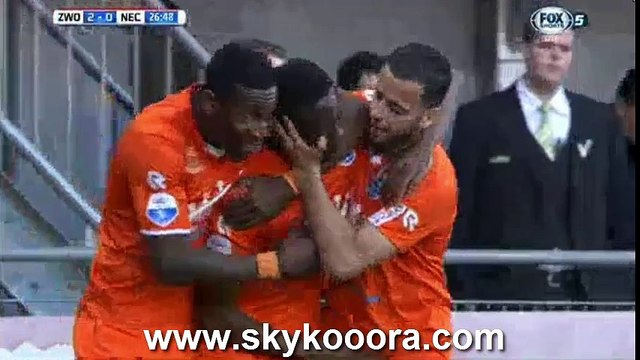 Queensy Menig Goal - PEC Zwolle 2-0 NEC Nijmegen (20/4/2016)