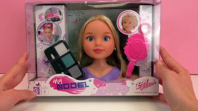 My Model tête à coiffer Unboxing – Petite tête à coiffer et à maquiller