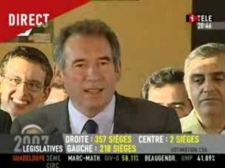 François Bayrou - 2ème tour législatives 2007
