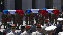 Hommage national aux trois soldats décédés dans le nord du Mali