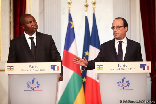 Déclaration conjointe avec M. Faustin-Archange Touadera, président de la République Centrafricaine