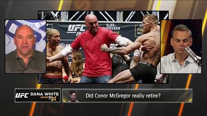 Dana White joins Colin Cowherd to talk Conor McGregor's retirement tweet
