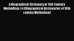 Book A Biographical Dictionary of 18th Century Methodism: I-L (Biographical dictionaries of