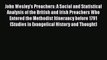 Book John Wesley's Preachers: A Social and Statistical Analysis of the British and Irish Preachers