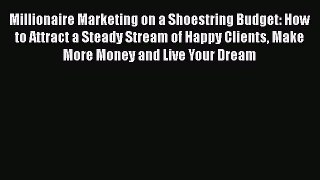 [Read book] Millionaire Marketing on a Shoestring Budget: How to Attract a Steady Stream of