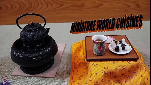 Mini Karides Kızartma Mini Food Shrimp tempura and fried shrimp ミニチュア料理 エビフライとエビ天 미니어처 요리