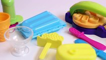 Play Doh Rainbow Popsicles Ice Cream Playdough Play-Doh Scoops 'n Treats Hasbro Toys Playset Part 1