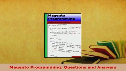 Download  Magento Programming Questions and Answers  EBook