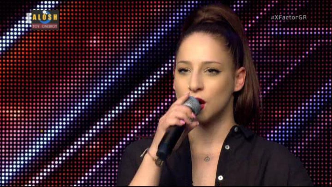 The X Factor greece 2016 - Χριστινα Ζαντη [Για κανεναν - Νατασα Θεοδωριδου]..18/4/2016