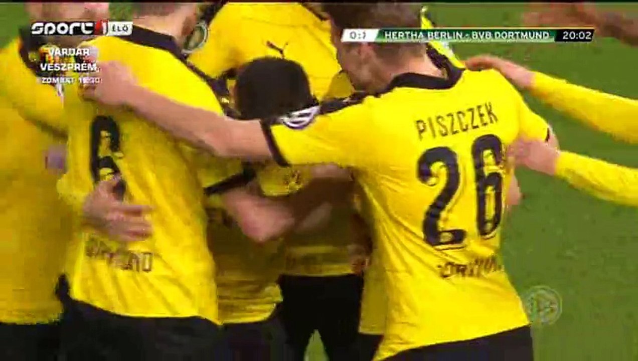 Gonzalo Castro Goal HD - Hertha Berlin 0-1 Borussia Dortmund - 20-04-2016
