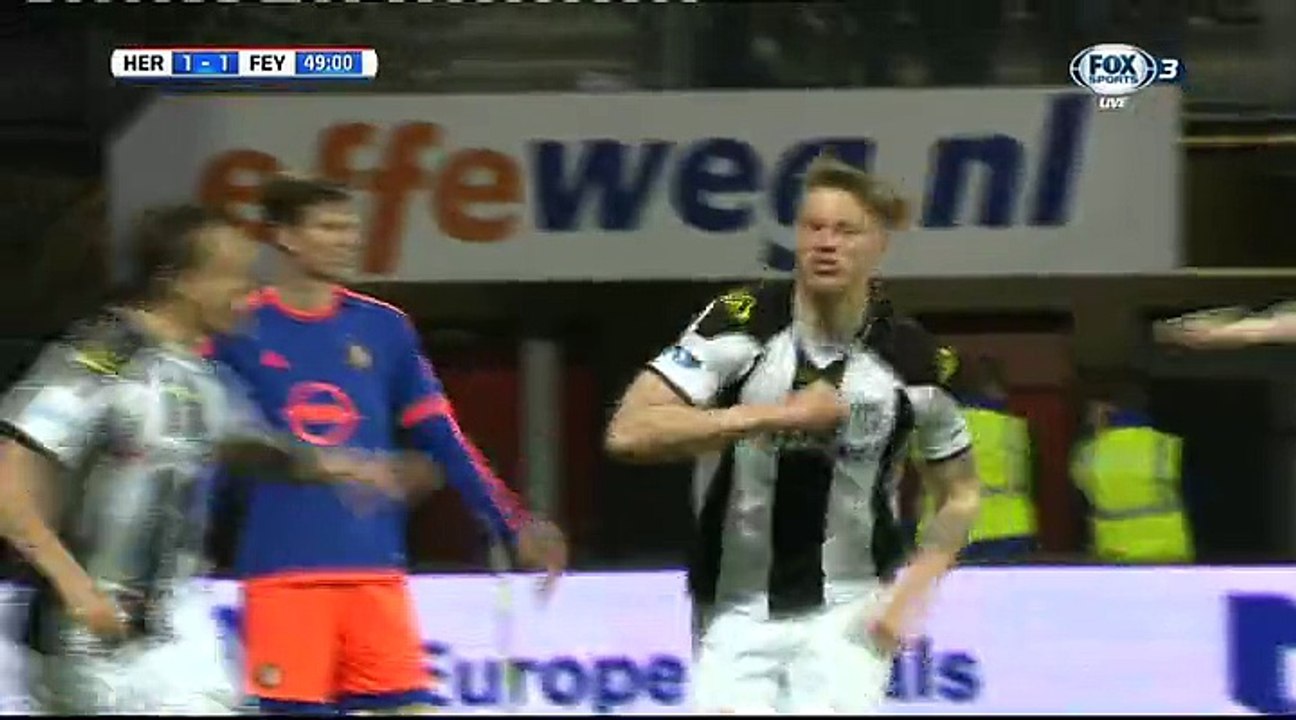 out Weghorst Goal HD - Heracles 2-1 Feyenoord - 20-04-2016