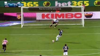 Marco Borriello Goal - Palermo 1-1 Atalanta - 20.04.2016