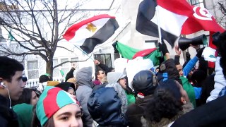 Manif des algériens à Montréal le 12 fév # 2
