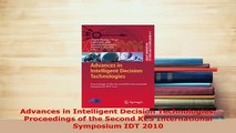 Download  Advances in Intelligent Decision Technologies Proceedings of the Second KES International  Read Online
