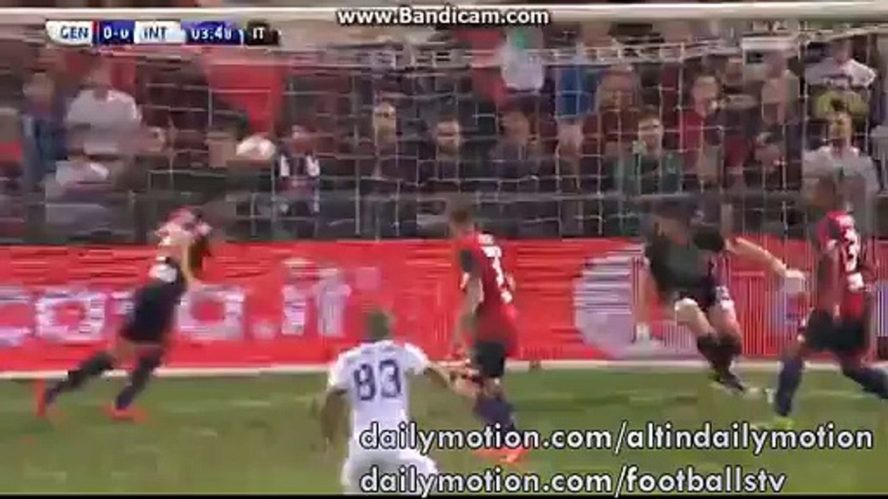 Mauro Icardi Amazing Curve SHOOT | Genoa 0 - 0 Inter Milan 20.04.2016 HD