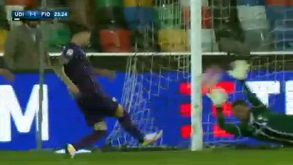Mauro Zarate Goal - Udinese 1-1 Fiorentina - 20.04.2016