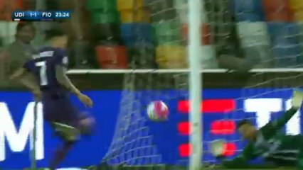 Mauro Zarate Goal - Udinese 1-1 Fiorentina - 20.04.2016
